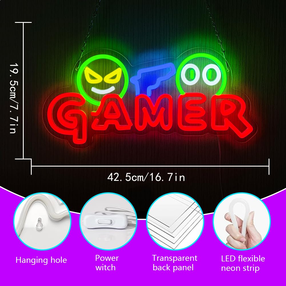 ไฟนีออน LED สำหรับเกมเมอร์ ตกแ - Lighting Christmas Decor บทวิจารณ์และราคา