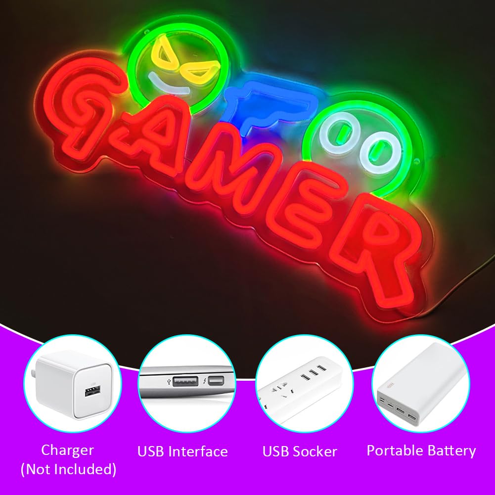 ไฟนีออน LED สำหรับเกมเมอร์ ตกแ - Lighting Christmas Decor บทวิจารณ์และราคา