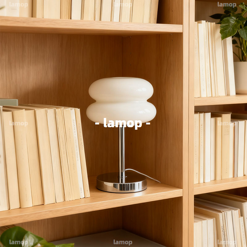 โคมไฟตั้งโต๊ะทรงกลมสีครีม Bauh - Decor Lighting Lamps บทวิจารณ์และราคา