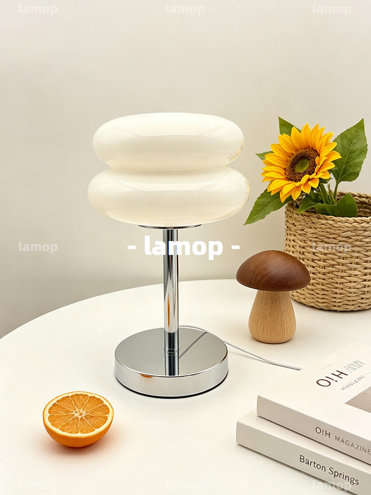 โคมไฟตั้งโต๊ะทรงกลมสีครีม Bauh - Decor Lighting Lamps บทวิจารณ์และราคา