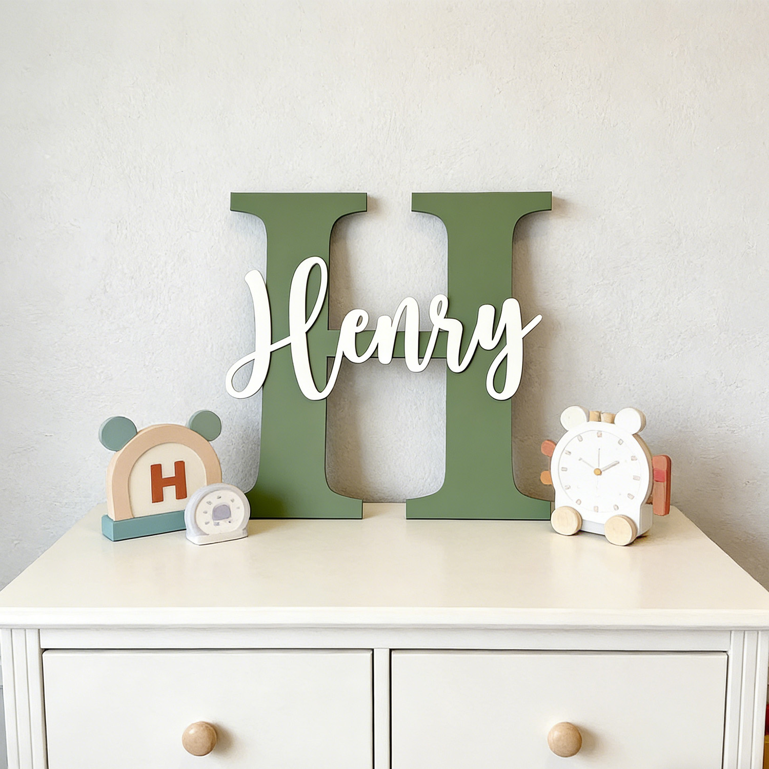 ป้ายชื่อไม้สีม่วงอ่อนสองชั้นแบ - Lighting Christmas Decor บทวิจารณ์และราคา