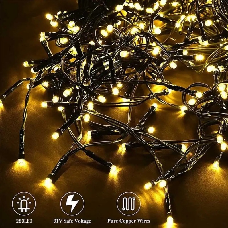 ไฟประดับ LED แบบ USB กันน้ำ สำ - Lighting Christmas Decor บทวิจารณ์และราคา