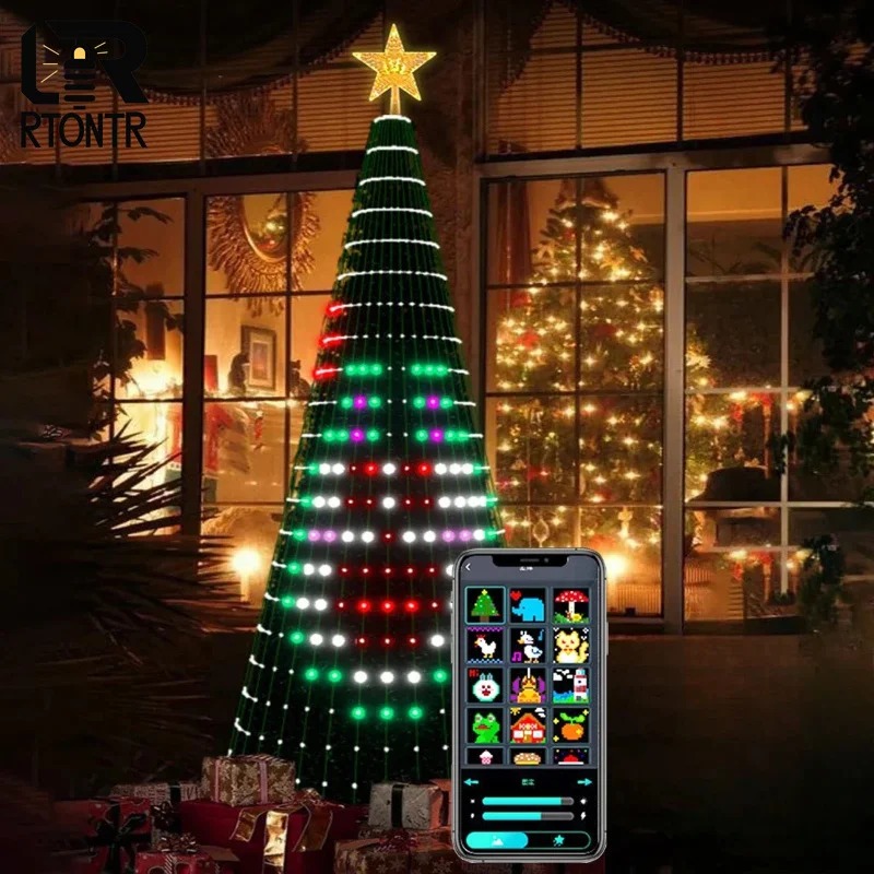 ไฟประดับต้นคริสต์มาสรูปดาว RGB - Lighting Christmas Decor บทวิจารณ์และราคา