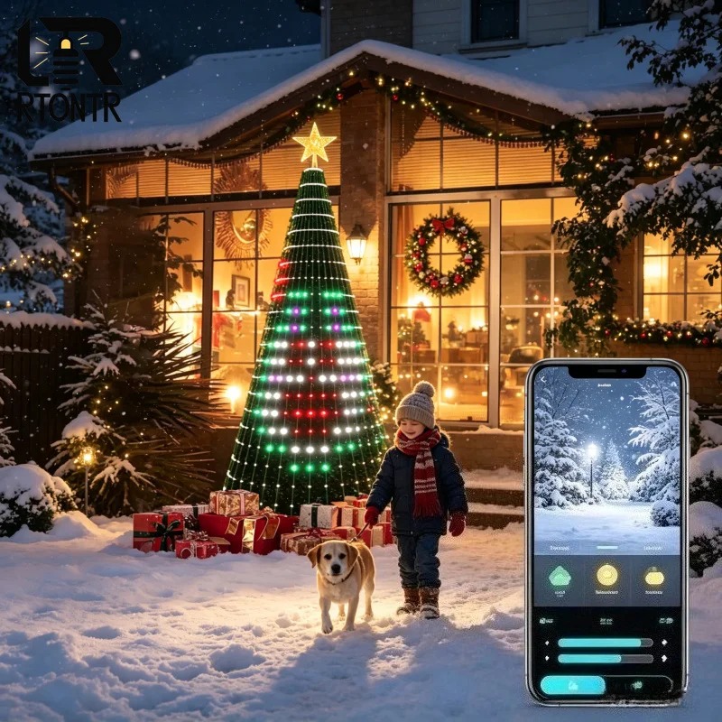 ไฟประดับต้นคริสต์มาสรูปดาว RGB - Lighting Christmas Decor บทวิจารณ์และราคา