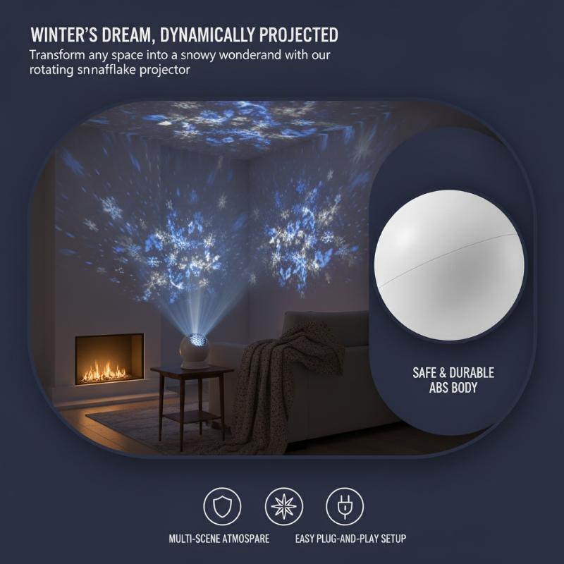 ไฟโปรเจคเตอร์ LED รูปเกล็ดหิมะ - Lighting Christmas Decor บทวิจารณ์และราคา