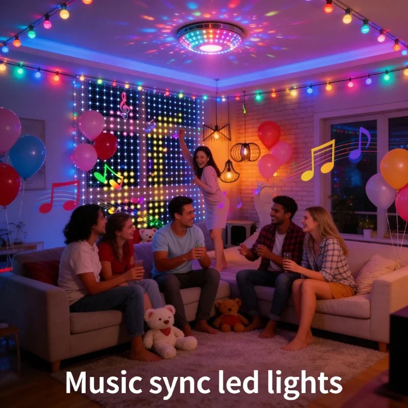 ไฟม่าน LED ควบคุมผ่านแอปพลิเคช - Lighting Christmas Decor บทวิจารณ์และราคา