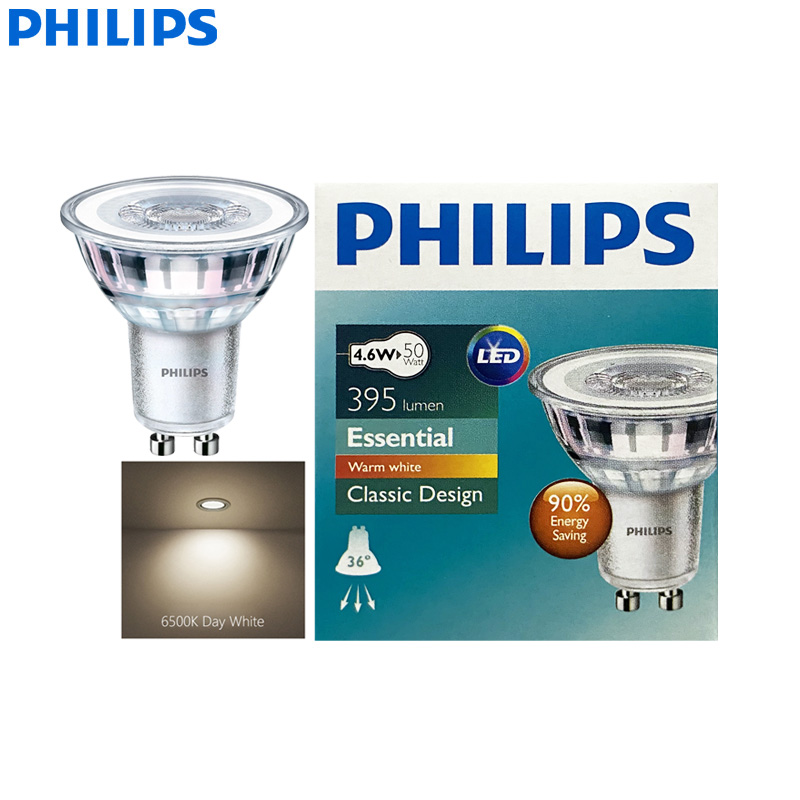 ฟิลิปส์ GU10 PAR16 โคมไฟดาวน์ไ - Philips Bulb Led Classic บทวิจารณ์และราคา