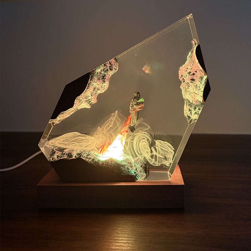โคมไฟตั้งโต๊ะเรซิ่นรูปทรงอนิเม - Lighting Christmas Decor บทวิจารณ์และราคา