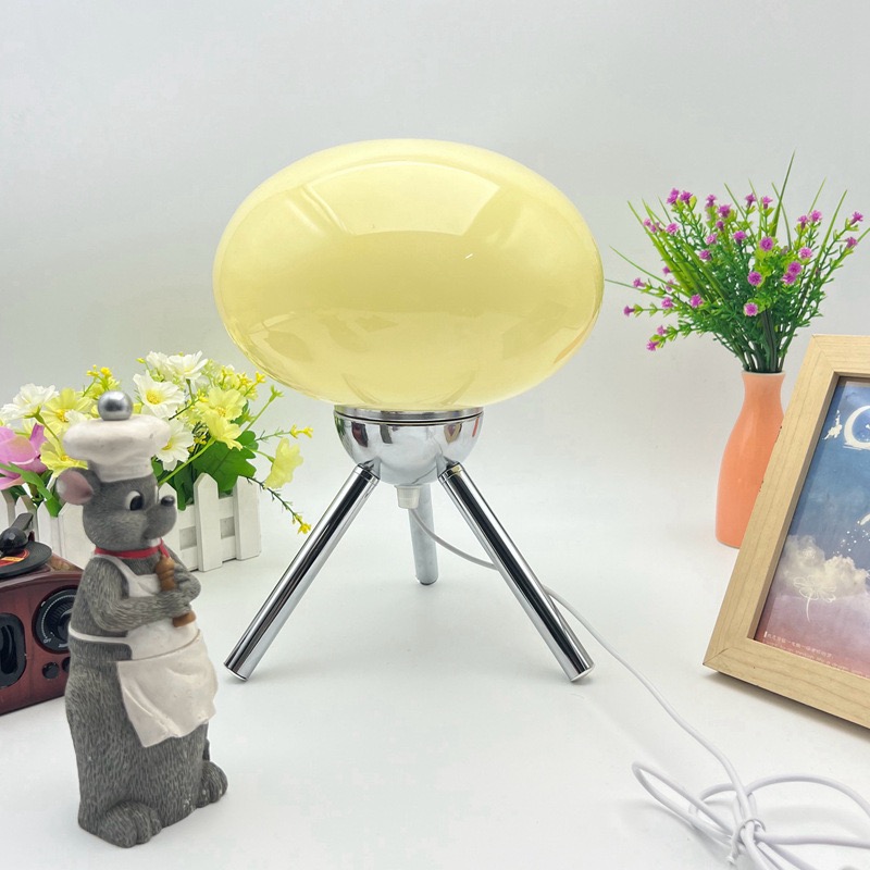 โคมไฟตั้งโต๊ะทรงเห็ดแก้วสไตล์  - Decor Lighting Lamps บทวิจารณ์และราคา